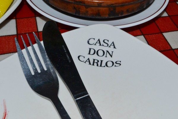 Plate at Casa Don Carlos Brighton