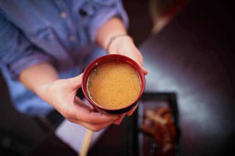 soup being held at Moshimo Brighton - Brighton Food Photographer, Food Photography 