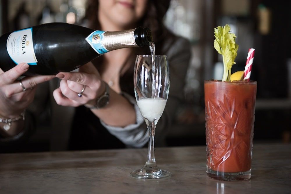 Bloody Mary Brighton Hilton. a wonderful place to enjoy a new Years Day brunch