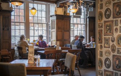 Inside of The Plough in Rottingdean