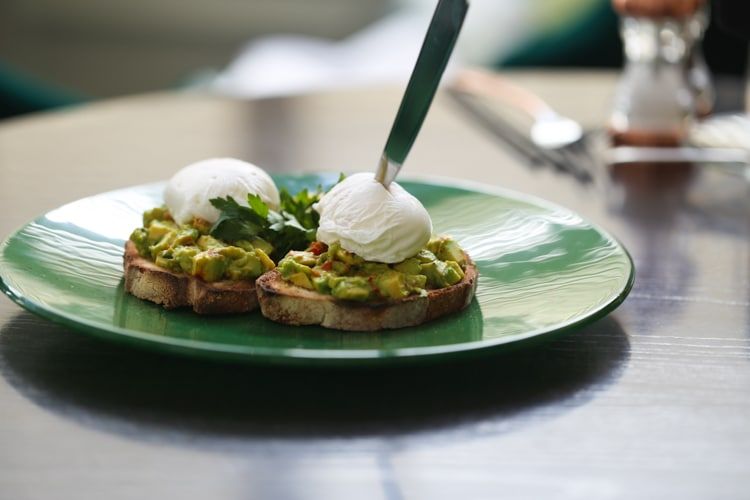 Poached eggs and avocado - Brighton Food Photographer, Food Photography 