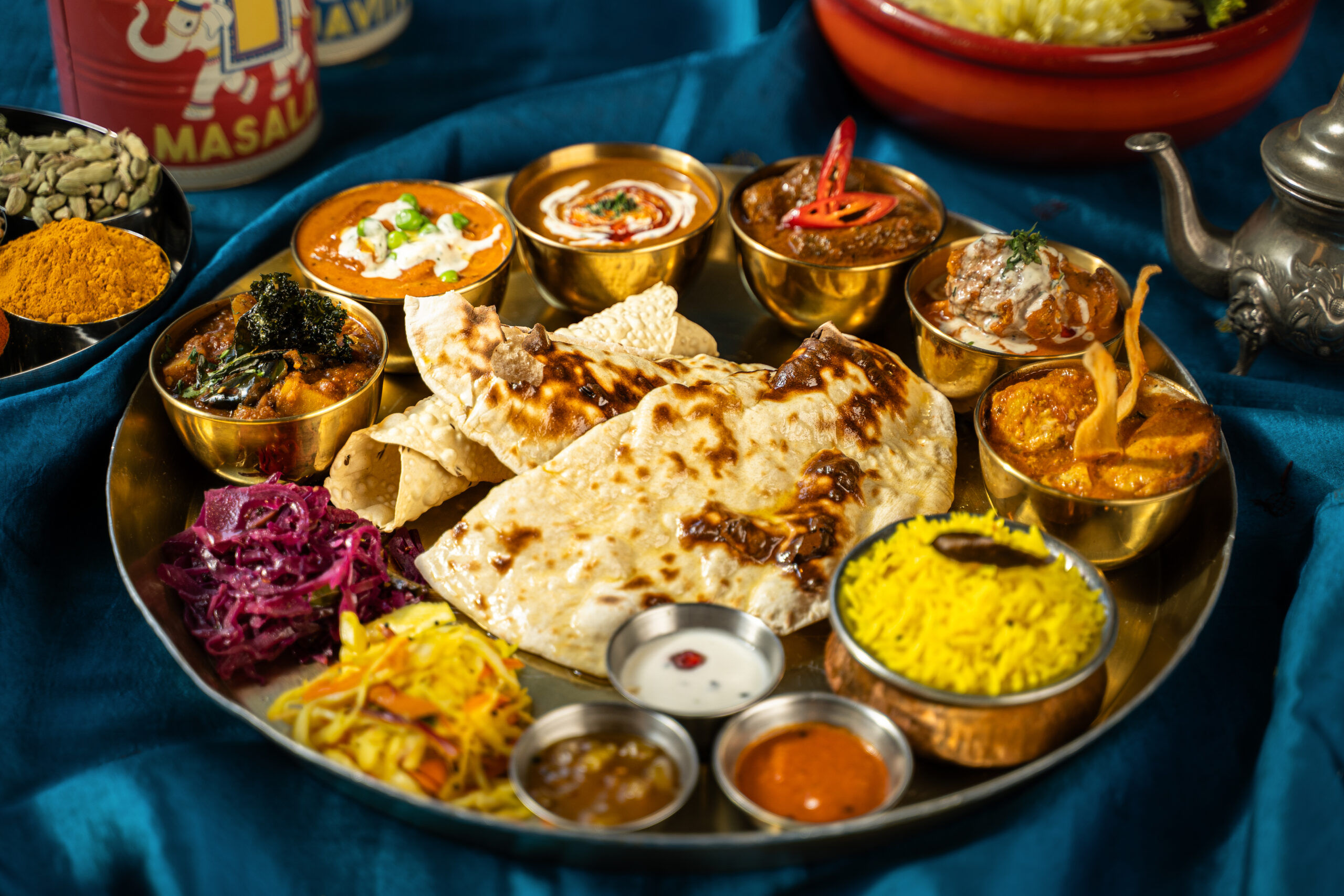 The Thali experience at Indian Summer in Brighton