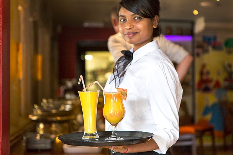 chaula's lewes - Colourful cocktails being served at Chaula's Indian restaurant