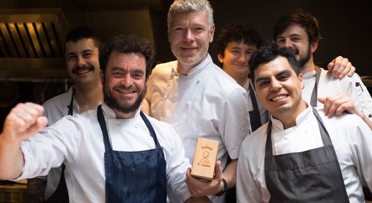 Lunch in Brighton- Team picture at 64 degrees - Best Restaurant in Brighton 2018 - Michael Bremner 64 Degrees