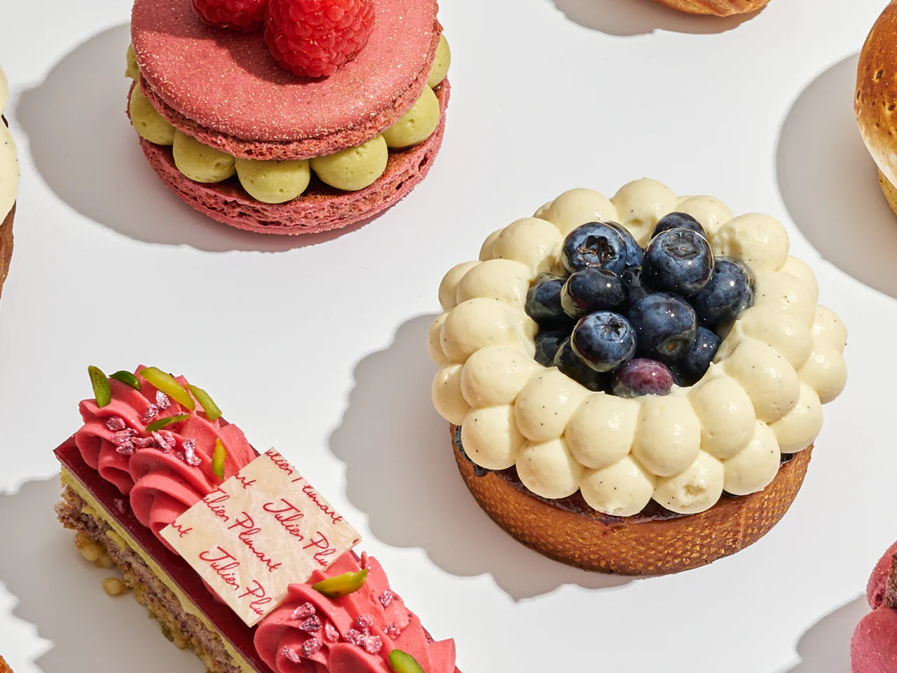 patisserie selection at Julian Plumart on Queens Road