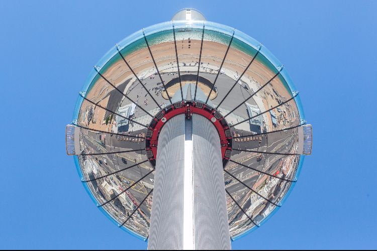 Underside of the BAi360 Pod - Brighton i360 