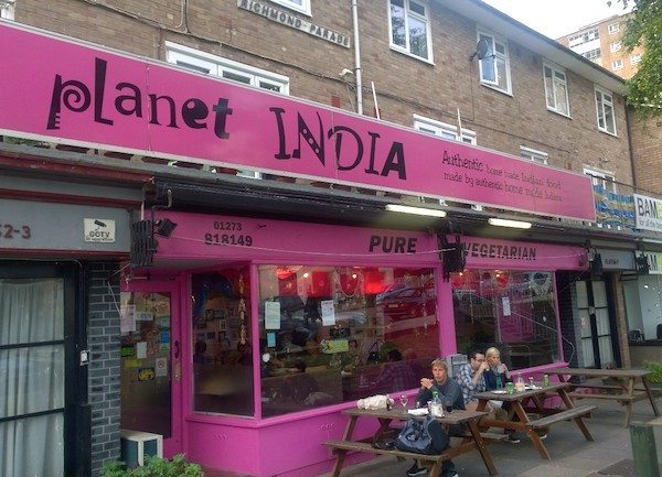 Planet India, Indian restaurant, vegetarian, Brighton