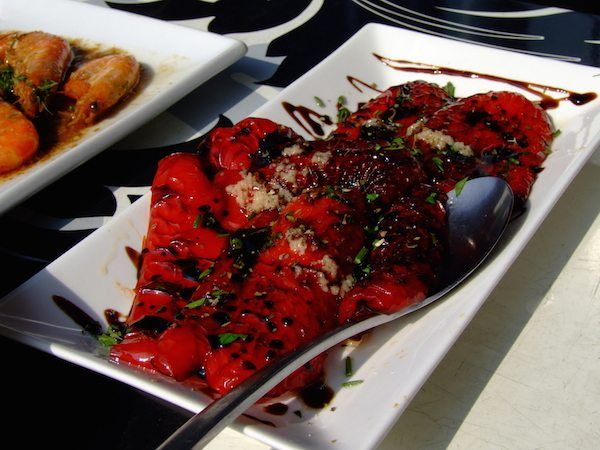 Archipelagos, Greek Restaurant, Hove. Stuffed red peppers