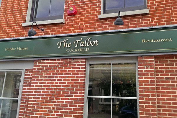 View from outside, The Talbot Pub and Restaurant, Cuckfield, Sussex