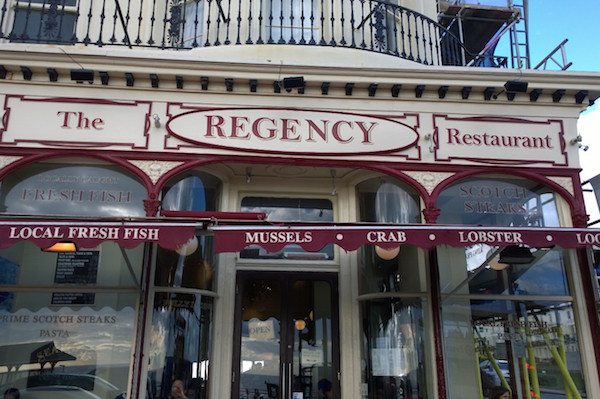 Regency Fish restaurant, Fish and Chips, Brighton Seafront, Kings Rd