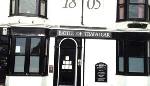 Battle of Trafalgar, real ale pub, Brighton station, food pub, Guildford Road