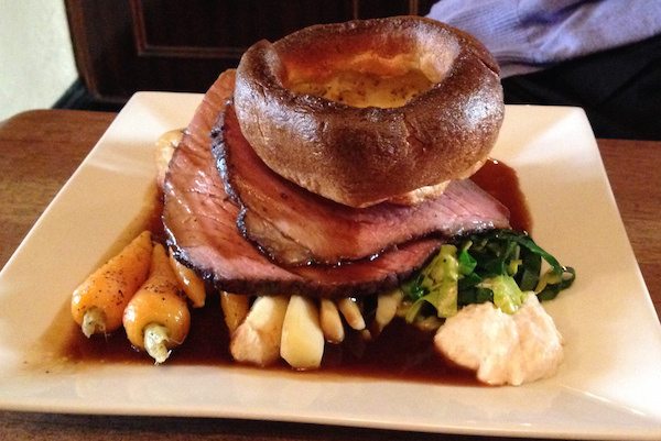 Roast dinner at Lord Nelson, Trafalgar Street, Sunday lunch, The Nelly