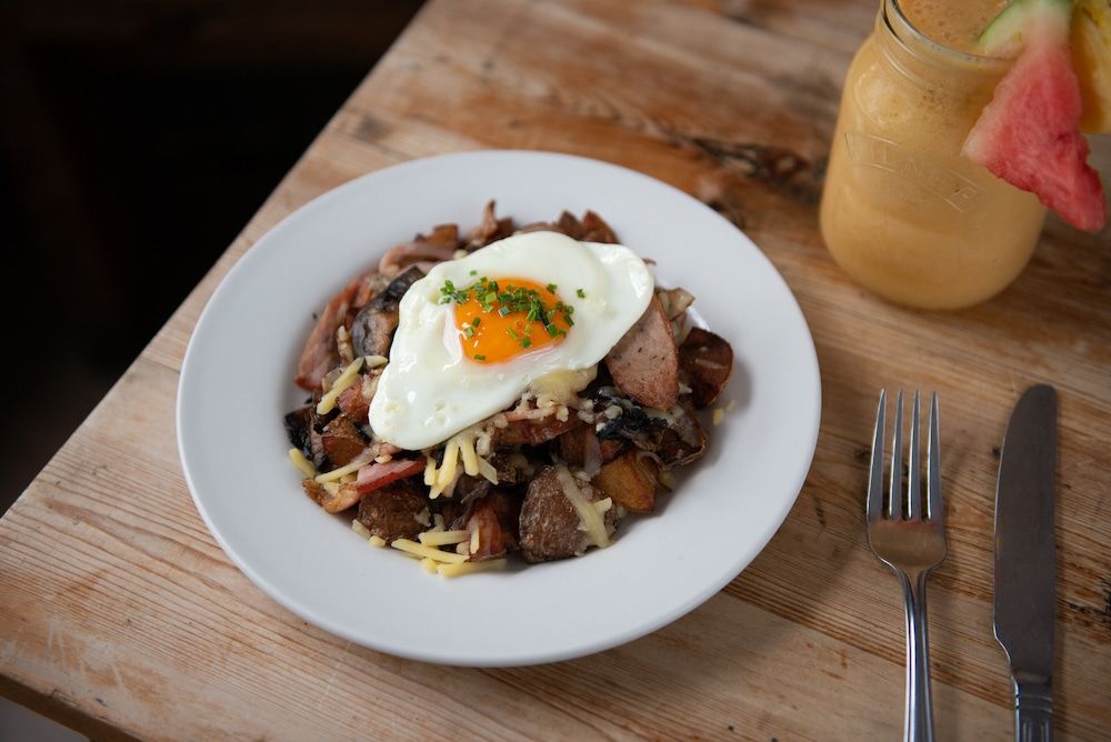 Potato Hash at Joes Cafe Brighton