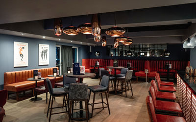 Malmaison Brighton seating area at the bar