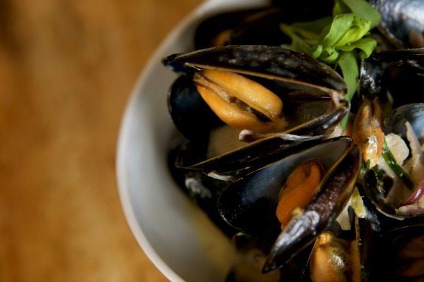 Mussels at Morris and Jacques, Brighton