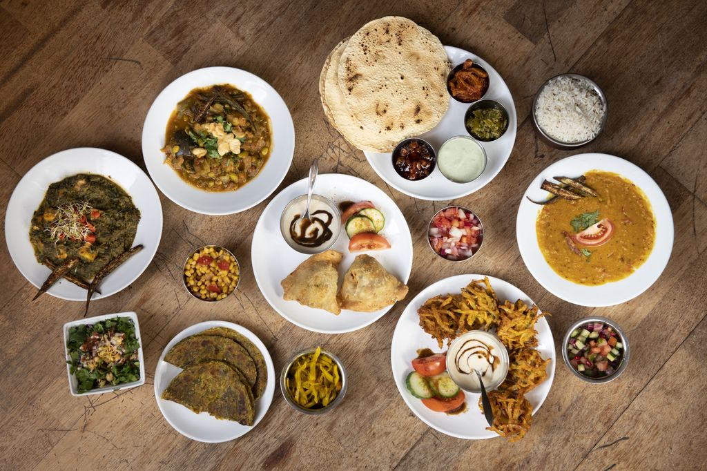 a fest of Indian food