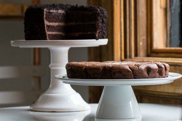 Chocolate cakes at the Flour Pot Bakery