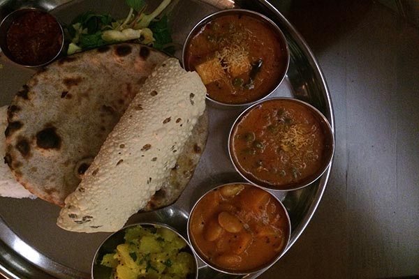 thali - Indian Summer, vegetarian