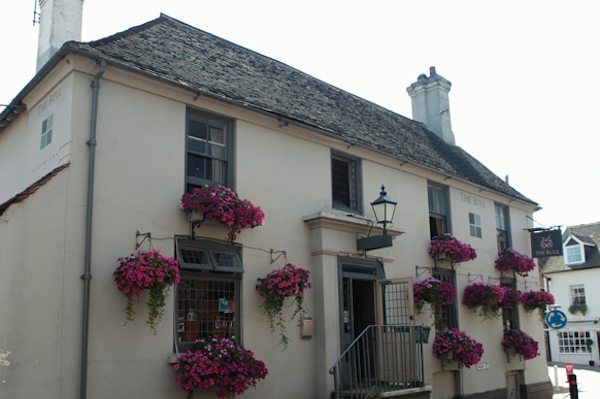 Outside of the Bull pub in Ditchling - The Bull Ditchling