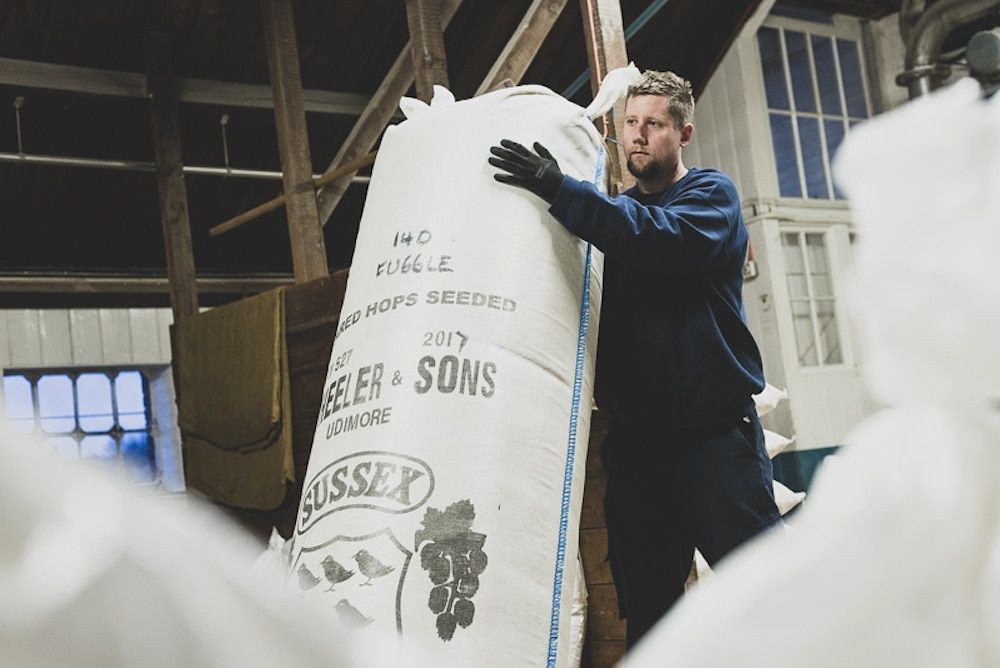 Factory worker at the Lewes depot