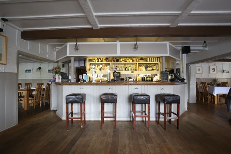 Inside of the bar area at Rose and Crown Cuckfield 
