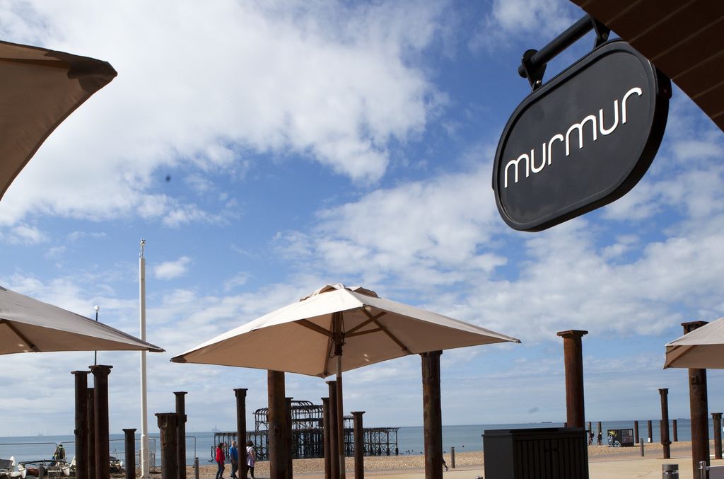 outside terrace at Murmur Restaurant, Brighton -Murmur Restaurant Brighton