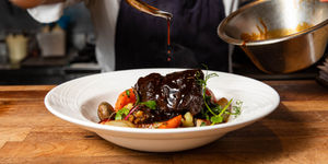A dish at Petit Pois. Petit Pois brings a refined take on French bistro dining with standout steak options like the classic bavette served with shallot jus or ribeye with Béarnaise