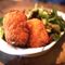 Starter goats cheese croquettes, The Better Half, Hove, food pub