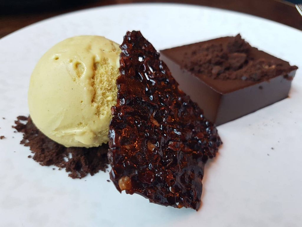 Bitter chocolate Pave at The Coal Shed Brighton