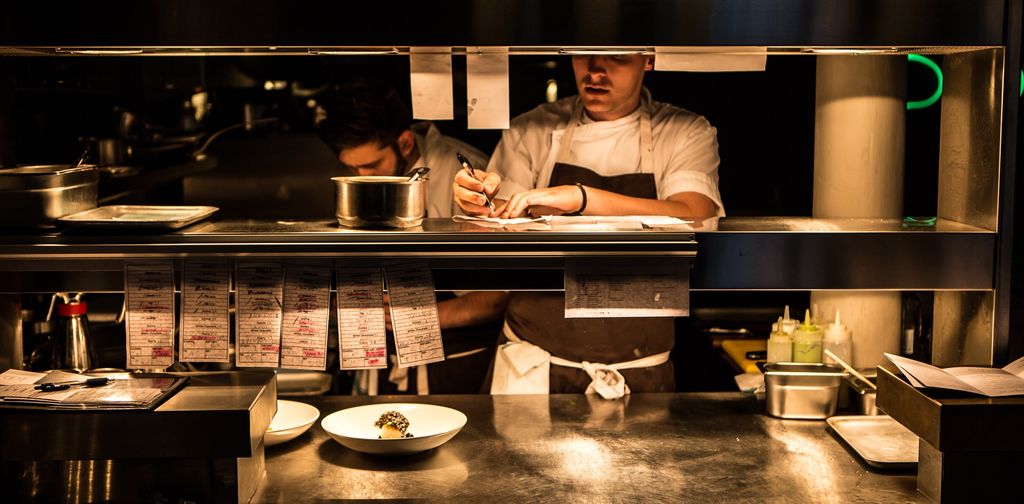 Chef at the pass - Brighton Chef's Table