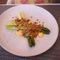 Rose & Crown, food pub, Cuckfield, Sussex, Starter, English asparagus with cured egg yolk and granola