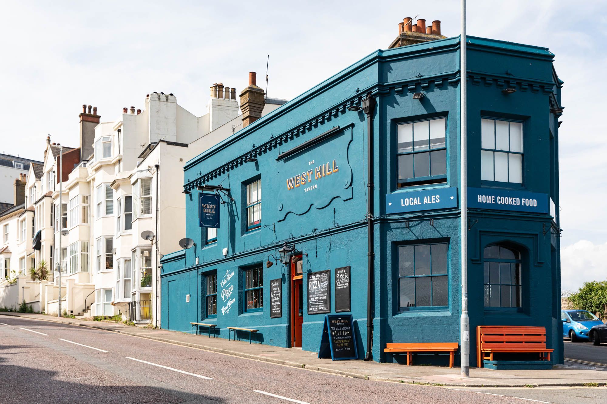 exterior shot to the west hill tavern