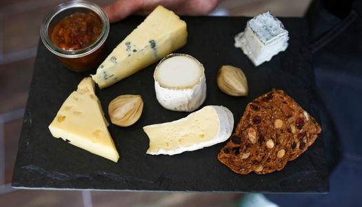 cheese platter at Great British Charcuterie