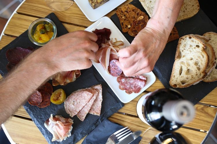 Sharing platters at Great British Charcuterie