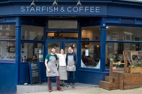 team at starfish and coffee. Queens Park Cafe