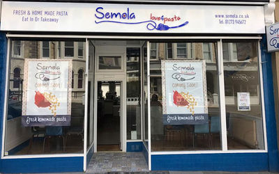 street view of the restaurant, Semola Hove