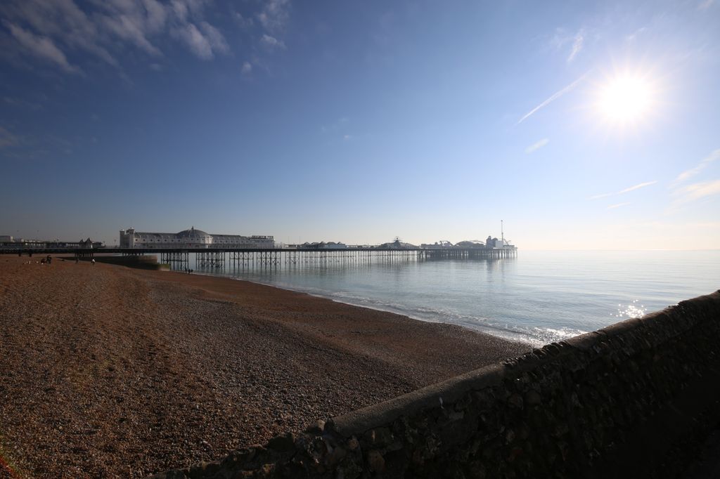 Brighton Beach - views of West Pier