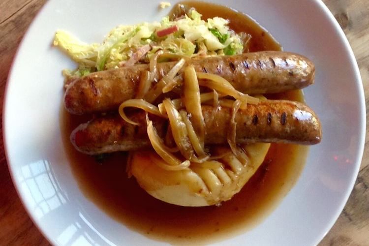 Sausage and Mash at the Good Companions Seven Dials