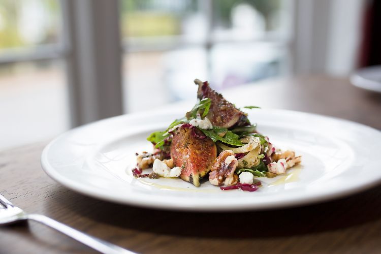 Fig and Walnut salad at Limes of Lindfield