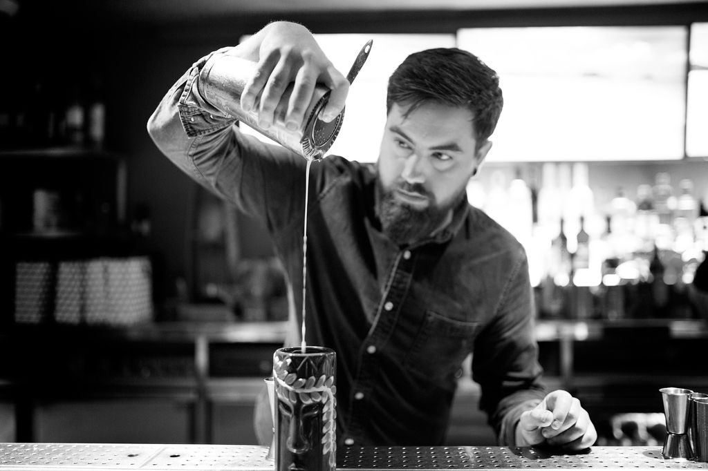 barman at merkaba making cocktails - Cookery Classes Brighton 