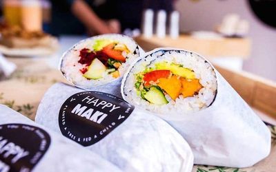 Happy_maki_sushi_burrito_credit_HM_facebook Happy Maki Best Instagram Brighton restaurant awards BRAVO