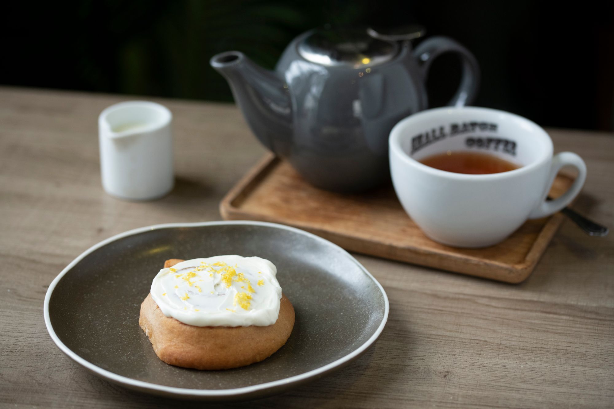 tea and cookie