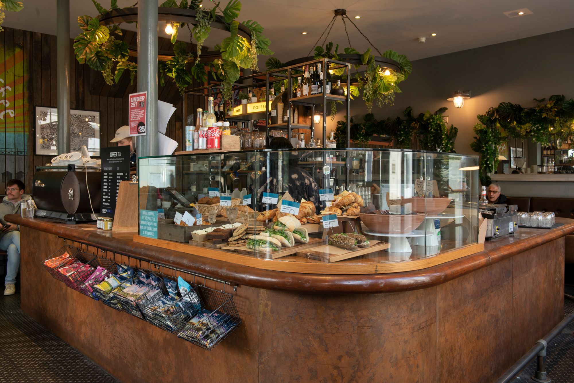 coffee and pastry bar area