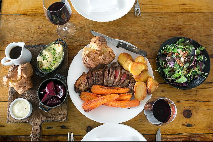 Roast dinner at The Salt Room Brighton - Nick Harvey Photography Brighton