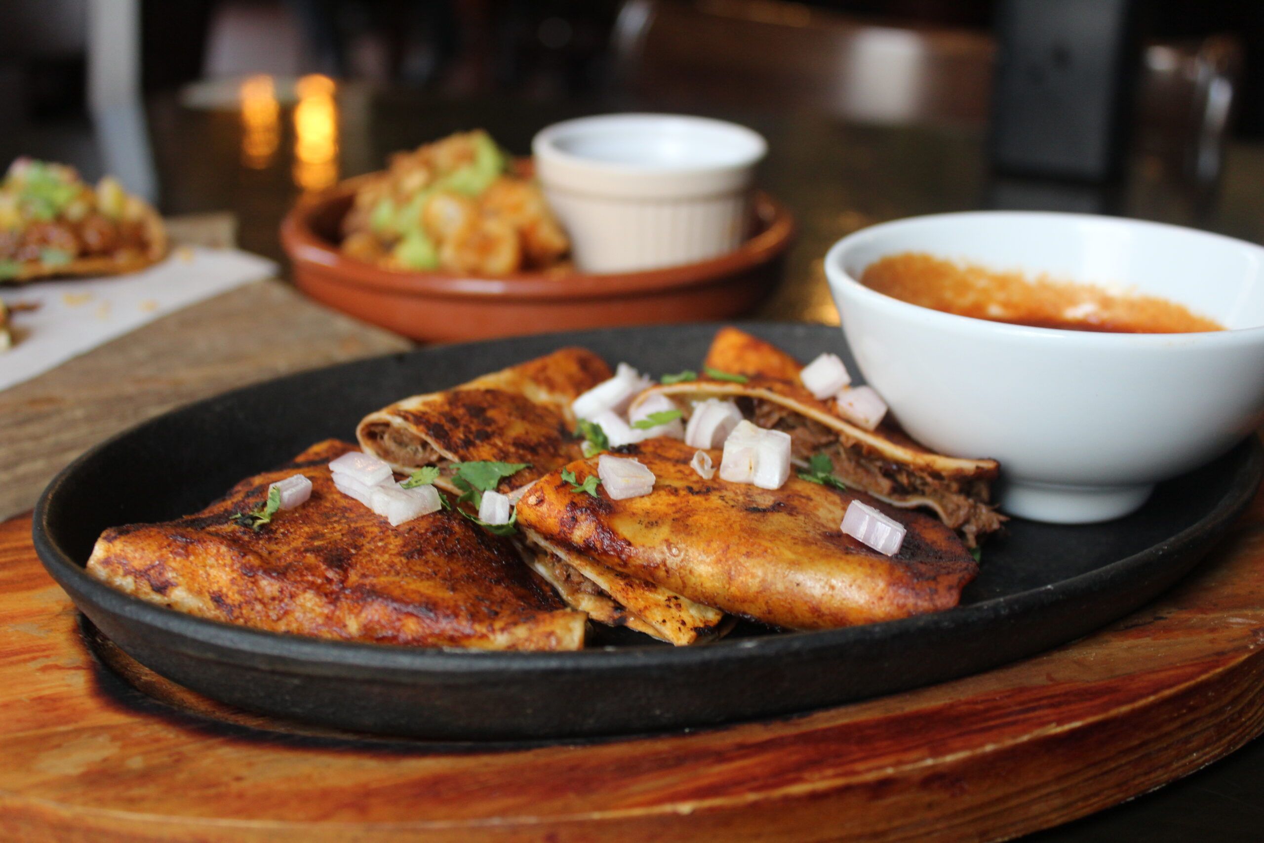 close up shot of the new Tex Mex inspired dish at The Mesmerist Brighton