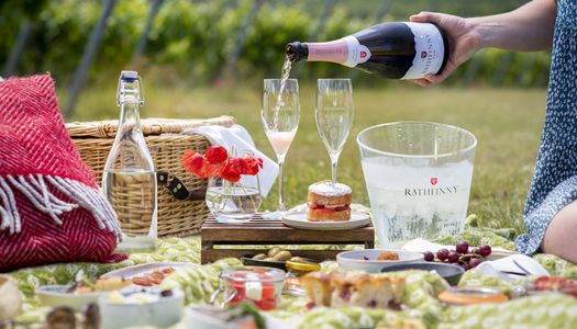 Rathfinny wine estate picnic on Mothering Sunday