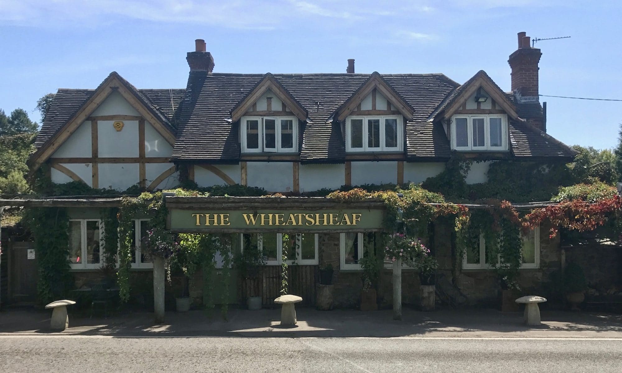 The facade of the Wheatsheaf Henfield