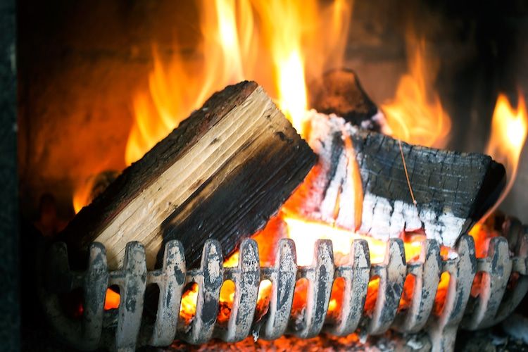 The Fire at The Hartington pub in Hanover