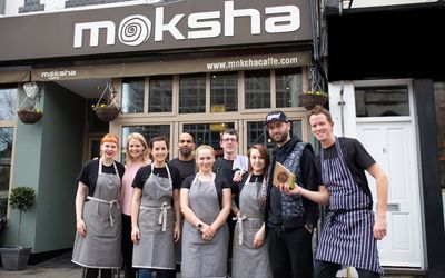 Moksha Caffe - winner of Best brunch at the Brighton Restaurant Awards. Top 20