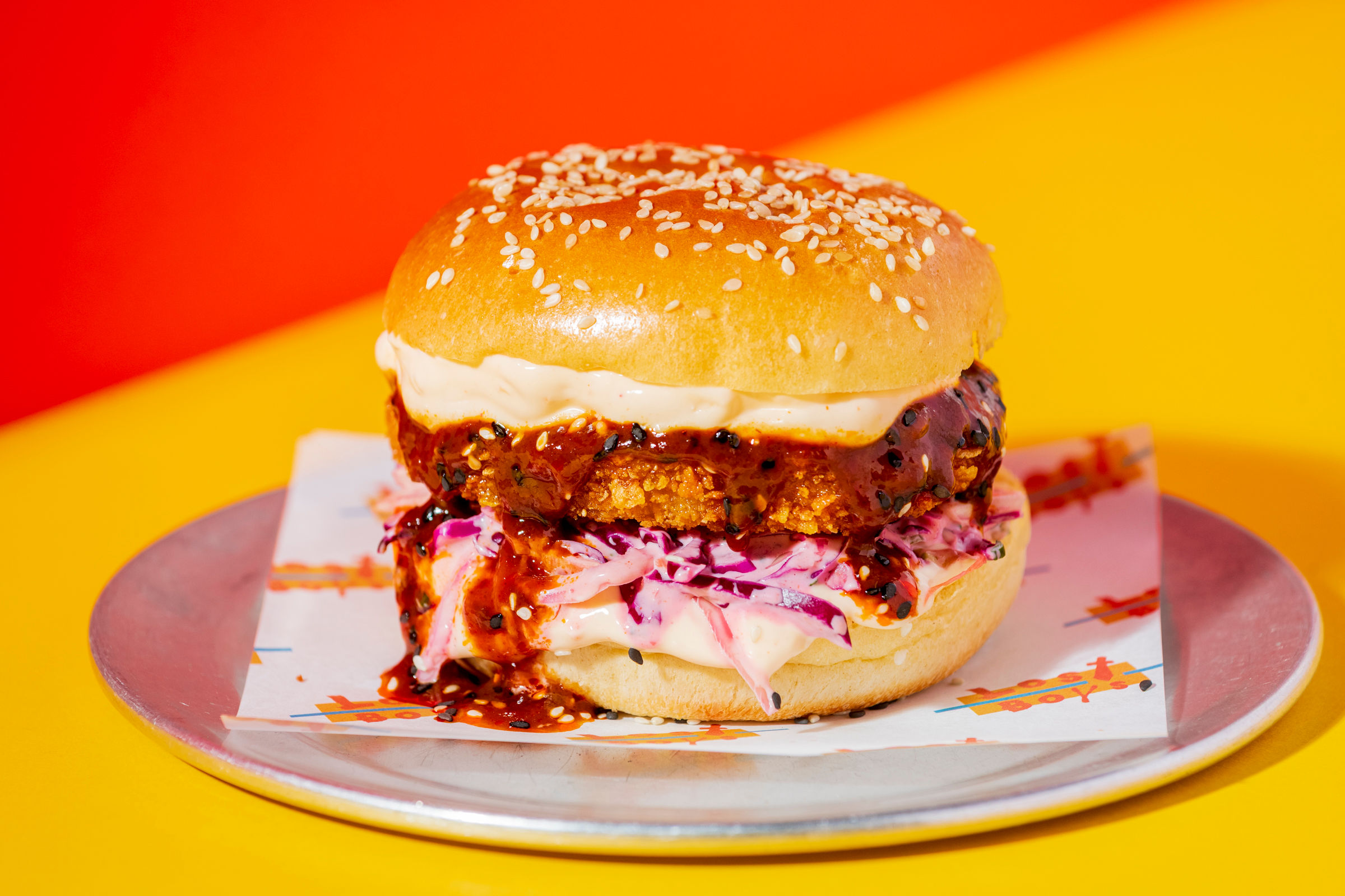 veggie korean burger